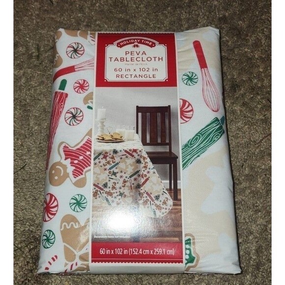 PEVA Baking Tablecloth 60in X 102 in - Picture 1 of 3